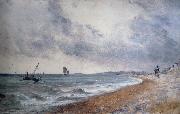 Hove Beach,withfishing boats